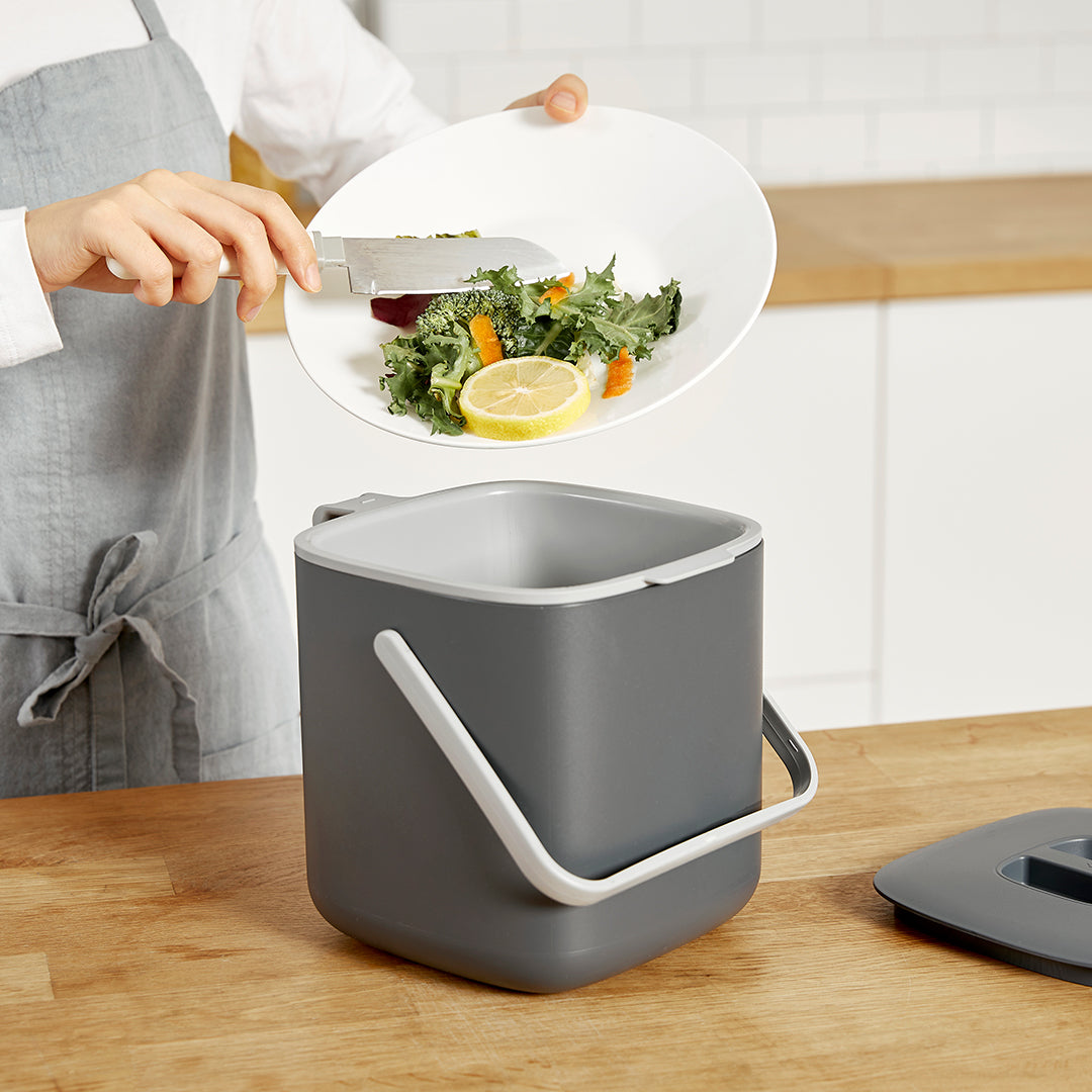 Litem | Multi Utility Waste Bin | Ivory | For Office Home & Kitchen
