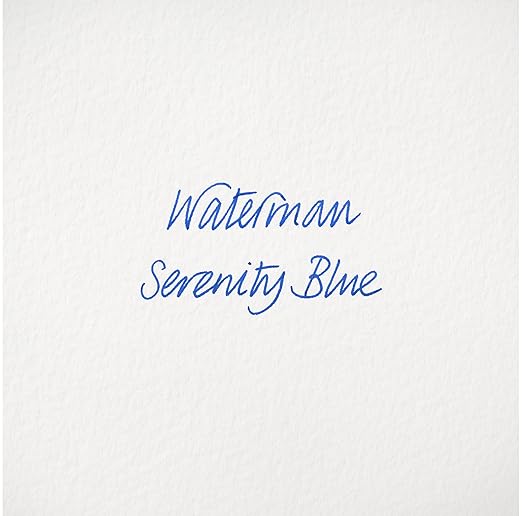 Waterman 50 ml Bottled Liquid Fountain Pen Ink, Serenity Blue
