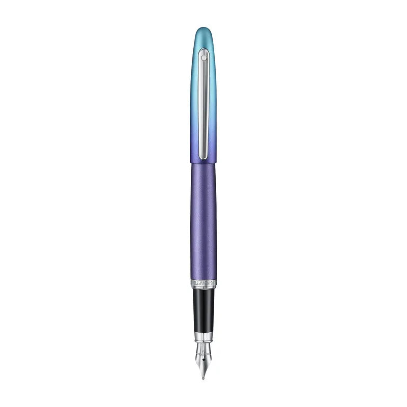 Sheaffer Expressions VFM 9430 Blue and Purple Pearlised Gradient with Chrome Trims Fountain Pen