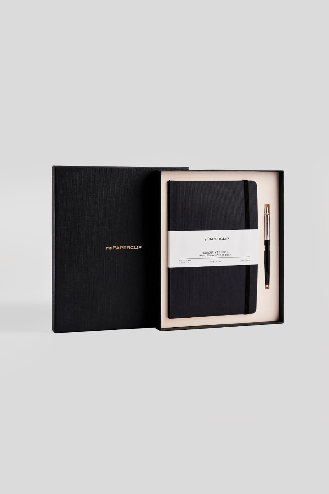 PARKER x myPAPERCLIP, PARKER JOTTER BLACK BALL PEN WITH NOTEBOOK SET S1 | GIFT SET