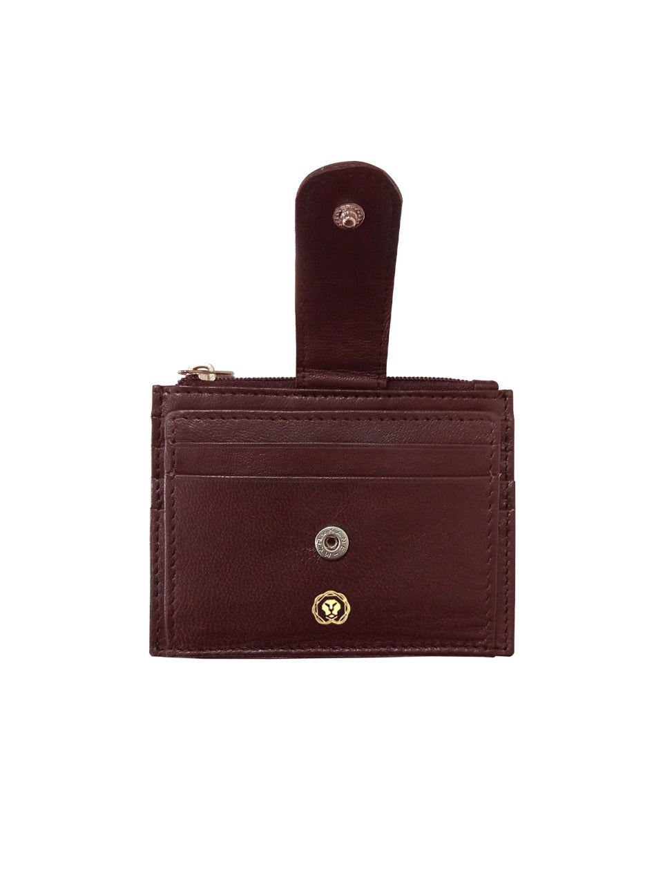 CROSS AT0662-7 COVENTRY POLISHED CHROME BALLPOINT PEN WITH BROWN CARD HOLDER | GIFT SET