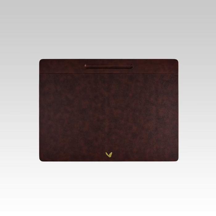 Unmet Desire 22x16 Inches Rigid Desk Blotter Pen Plus | Classic | Brown