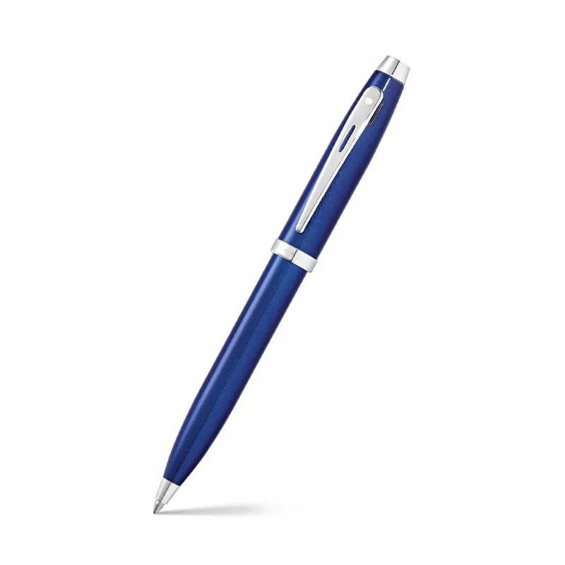 Sheaffer 9339 Gift 100 Glossy Blue with Chrome-Plated Trim Ballpoint Pen