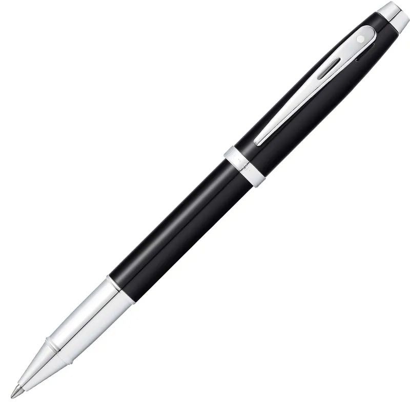 Sheaffer 9338 Gift 100 Glossy Black with Chrome Plated Trim Rollerball Pen