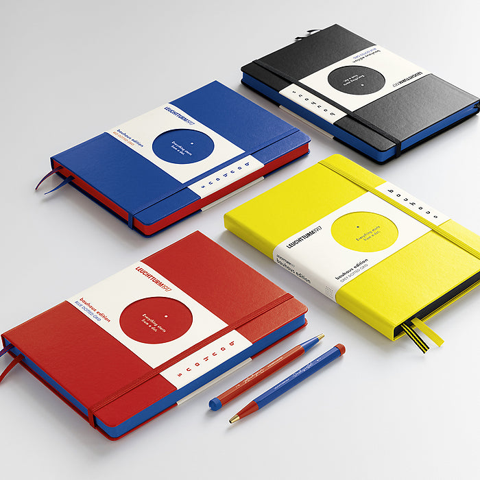 LEUCHTTURM1917 Bauhaus Edition Notebook, Red
