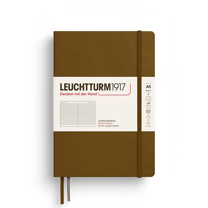 LEUCHTTURM1917 Spice Brown Medium (A5) Size Ruled