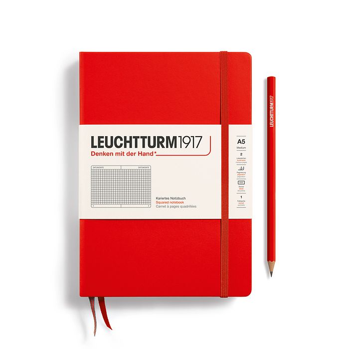 LEUCHTTURM1917 Fox Red Medium (A5) Size Ruled