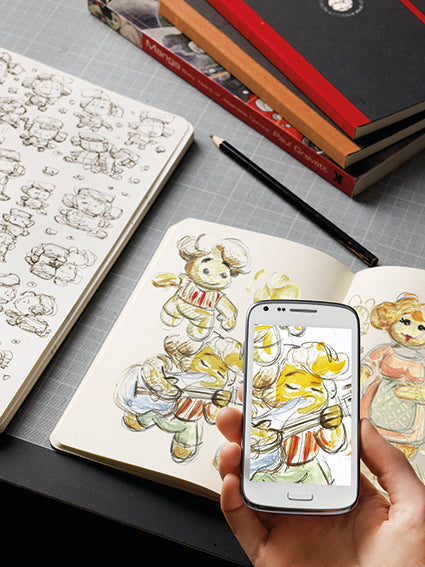 Flexbook | Blank | Medium A5 Size Sketchbook | Black | Flex Global Sketchbook