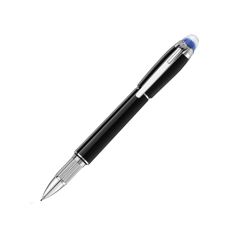 MONTBLANC STARWALKER BLACK PRECIOUS RESIN with PLATINUM-COATED TRIM FINELINER PEN - MB-132508