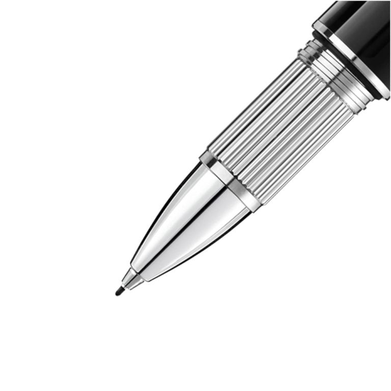 MONTBLANC STARWALKER BLACK PRECIOUS RESIN with PLATINUM-COATED TRIM FINELINER PEN - MB-132508