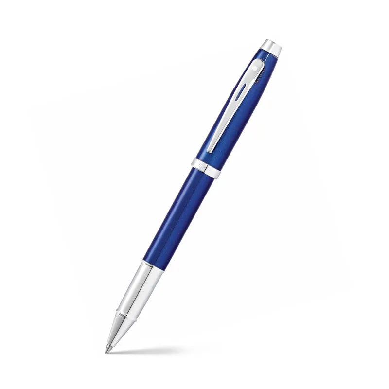 Sheaffer 9339 Gift 100 Glossy Blue with Chrome-Plated Trim Rollerball Pen