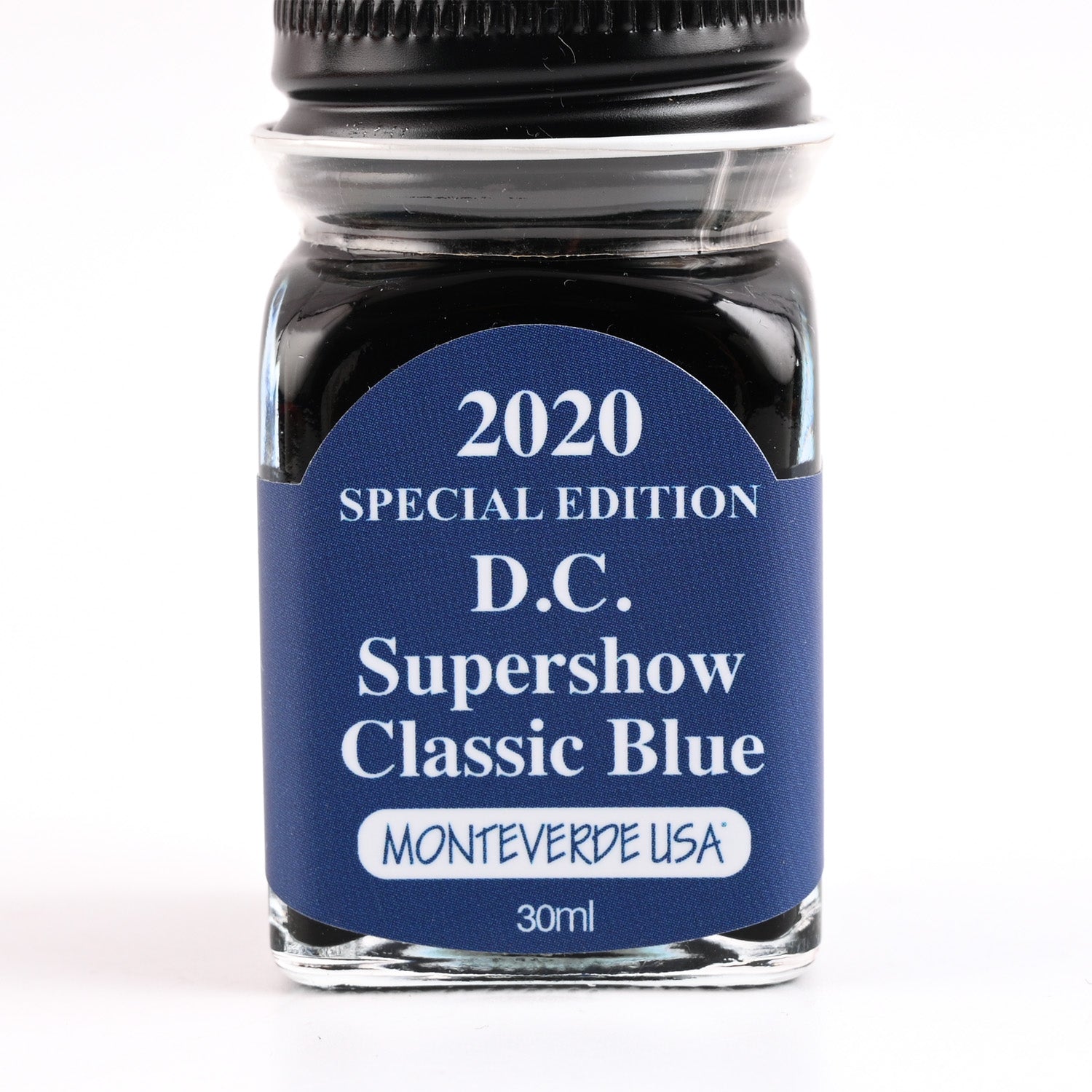 Monteverde 2020 D.C. Supershow Classic Blue Special Edition Ink Bottle - 30ml 2