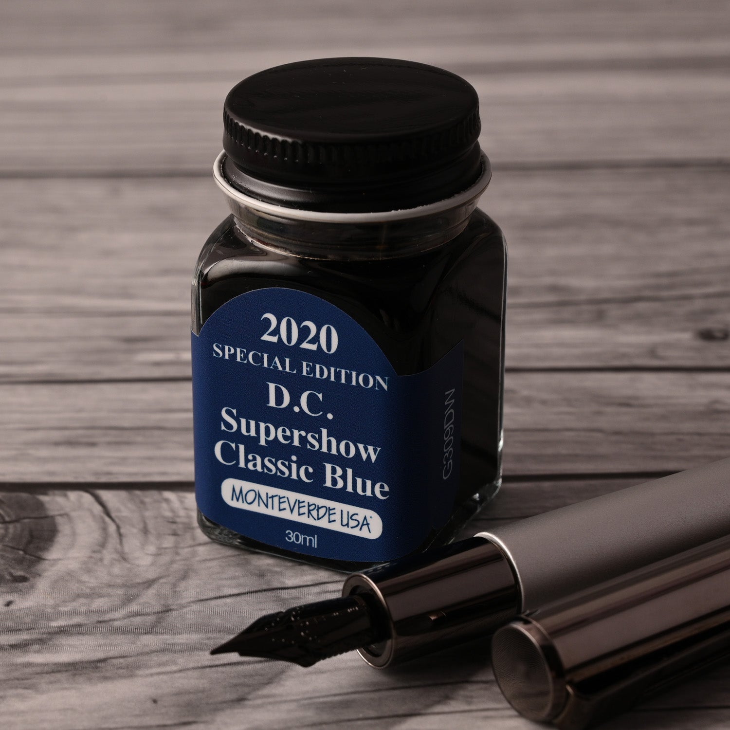 Monteverde 2020 D.C. Supershow Classic Blue Special Edition Ink Bottle - 30ml 6