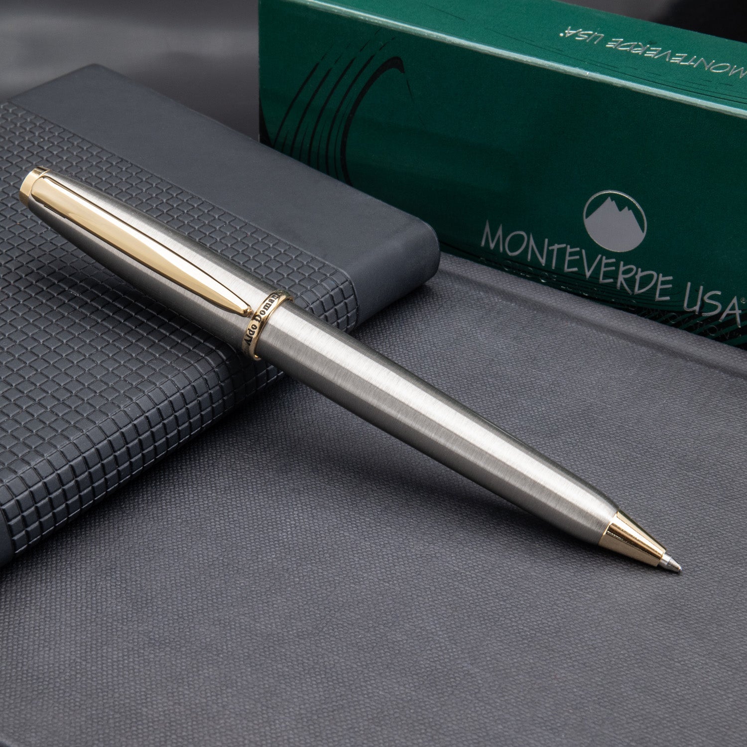 Monteverde Aldo Domani Ball Pen - Brushed Steel GT 8