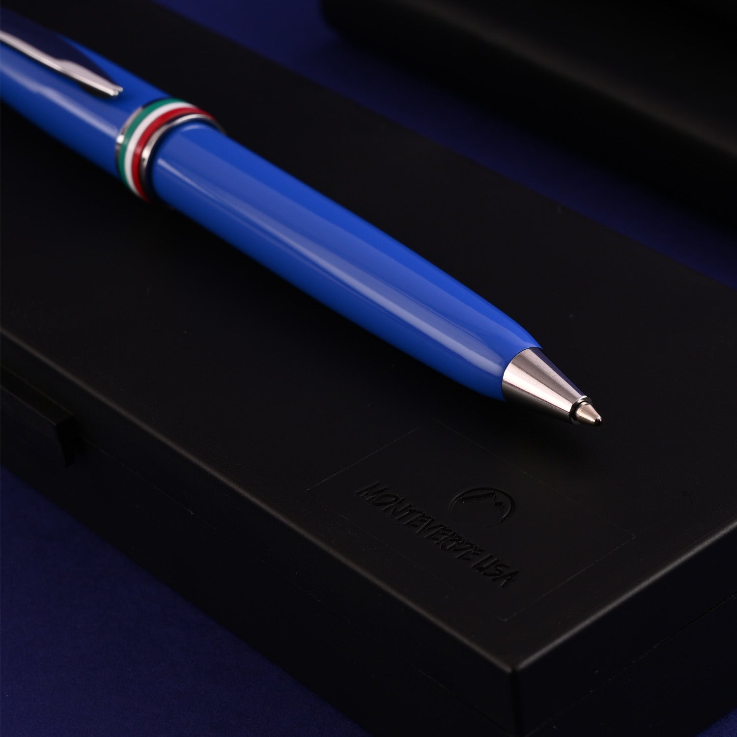 Monteverde Aldo Domani Italia Ball Pen - Exotic Blue CT 6