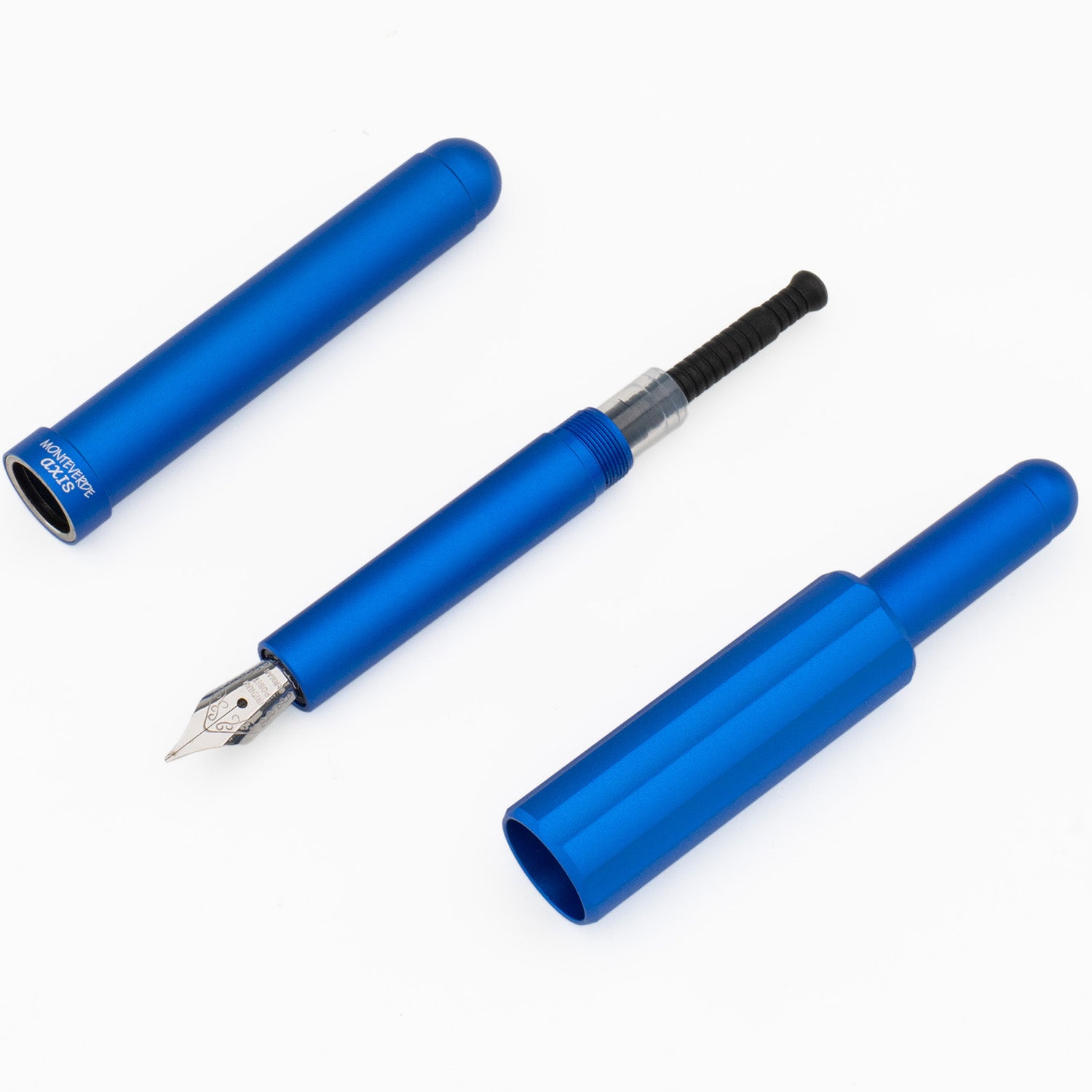 Monteverde Axis Fountain Pen - Matte Blue