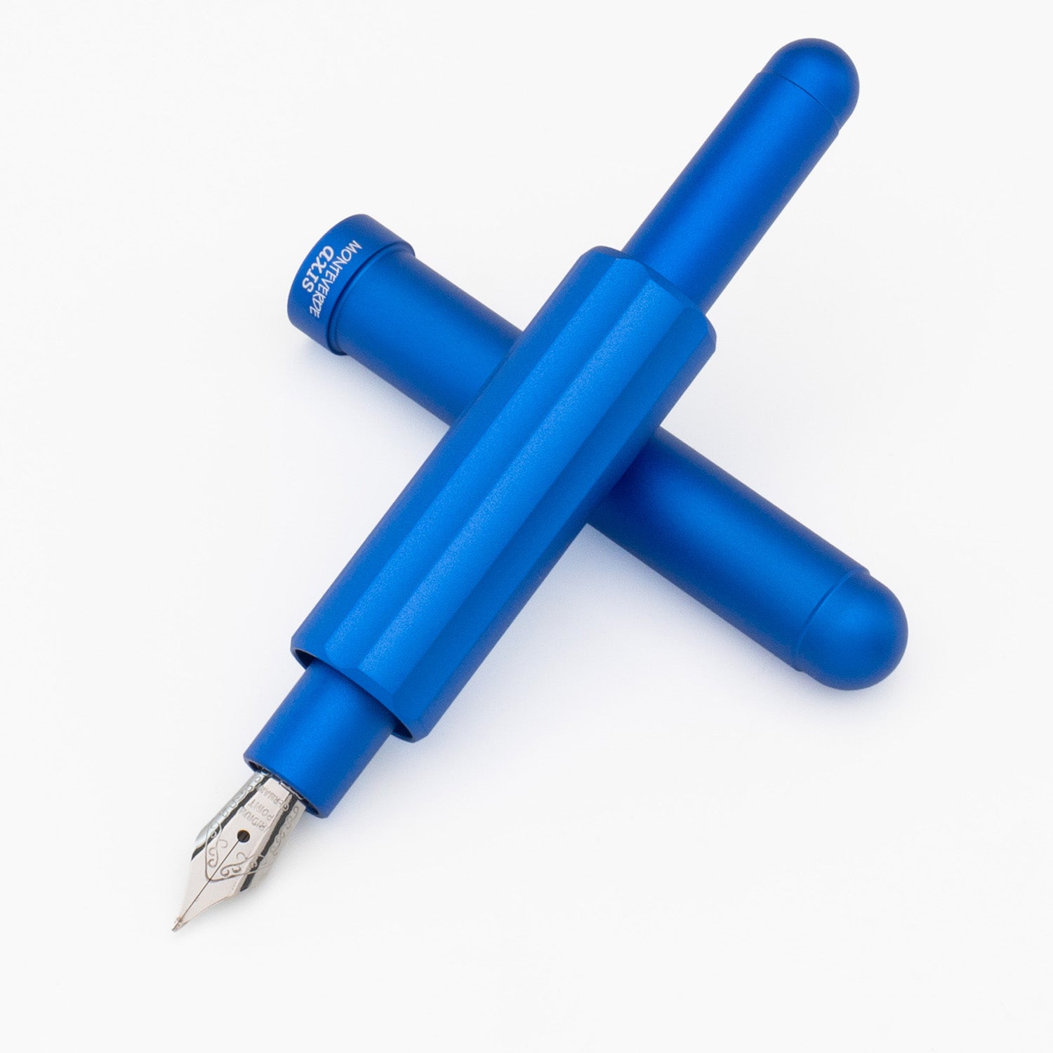 Monteverde Axis Fountain Pen - Matte Blue