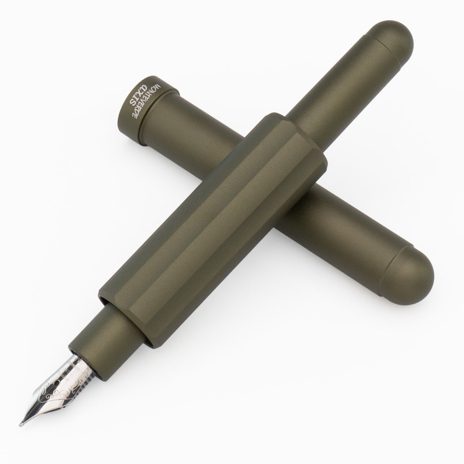 Monteverde Axis Fountain Pen - Matte Olive