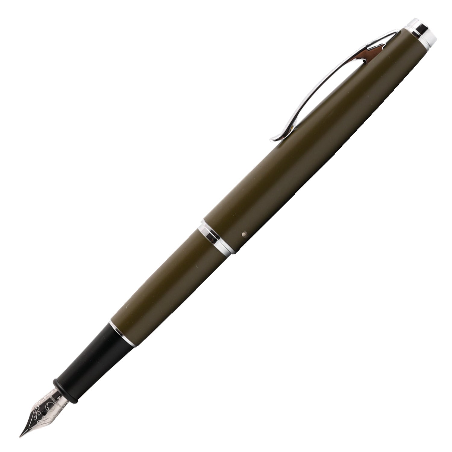 Monteverde Dakota Fountain Pen - Military Green CT 1