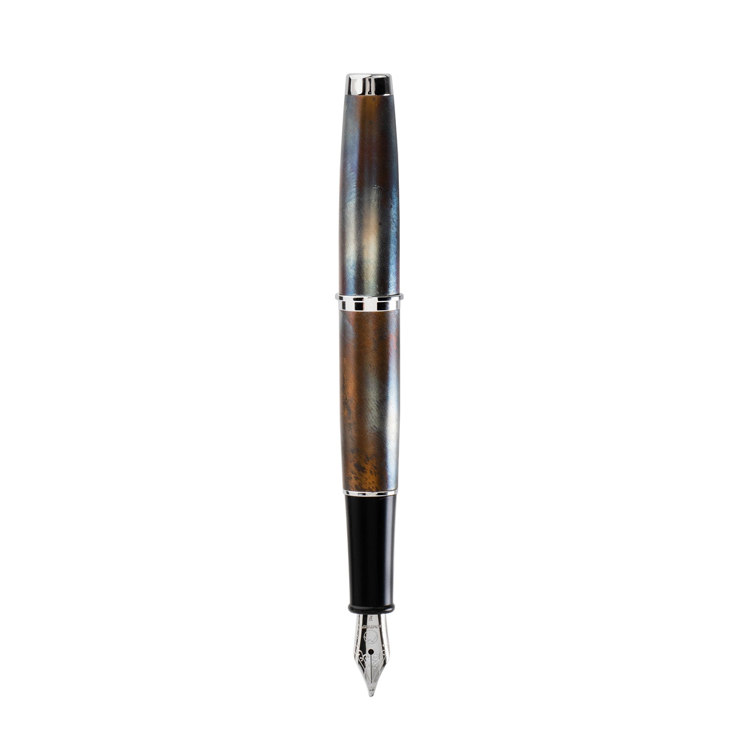 Monteverde Dakota Fountain Pen - Raw Flame CT