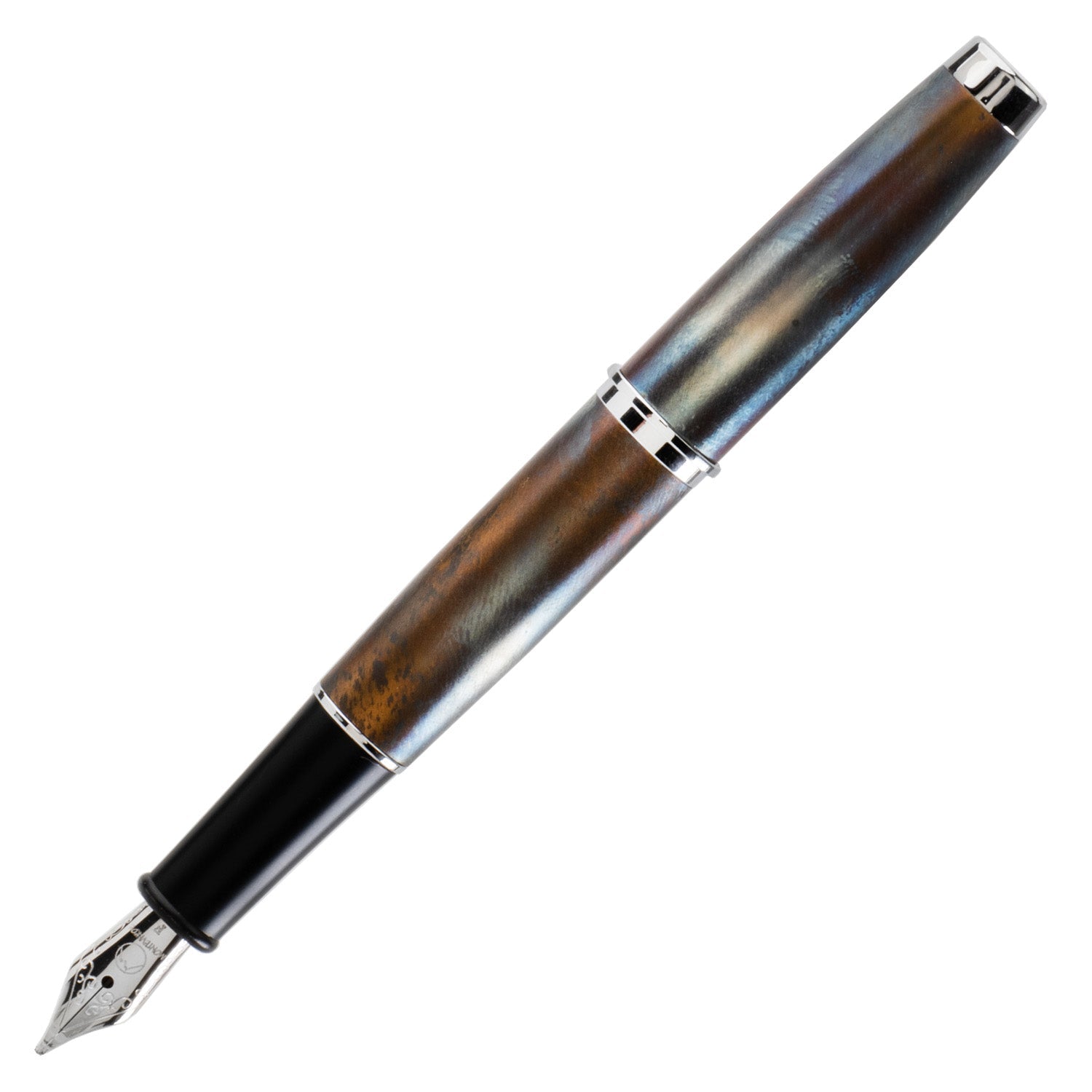 Monteverde Dakota Fountain Pen - Raw Flame CT