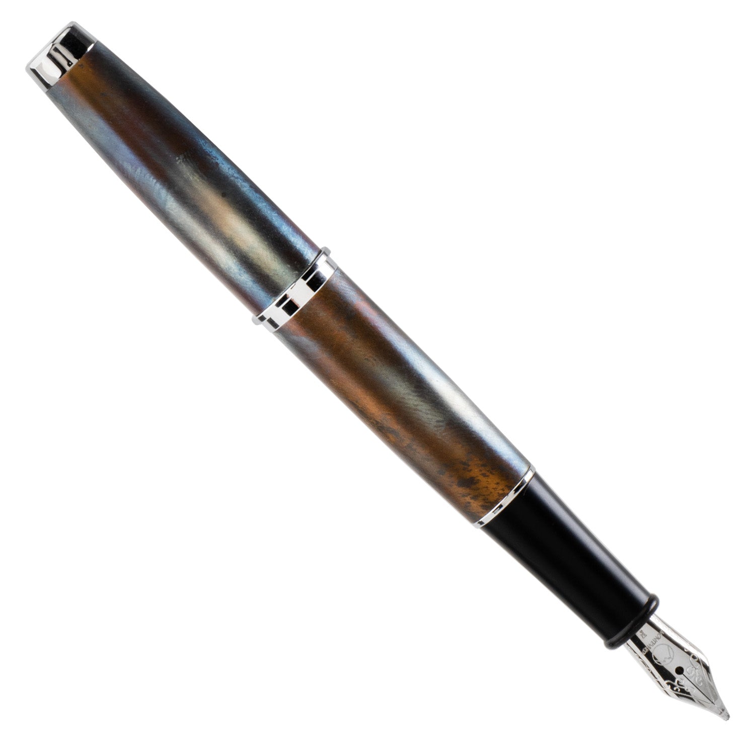 Monteverde Dakota Fountain Pen - Raw Flame CT