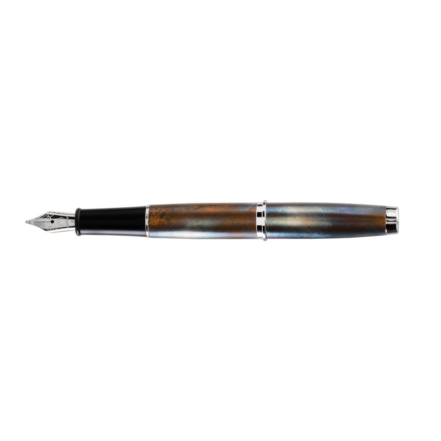 Monteverde Dakota Fountain Pen - Raw Flame CT