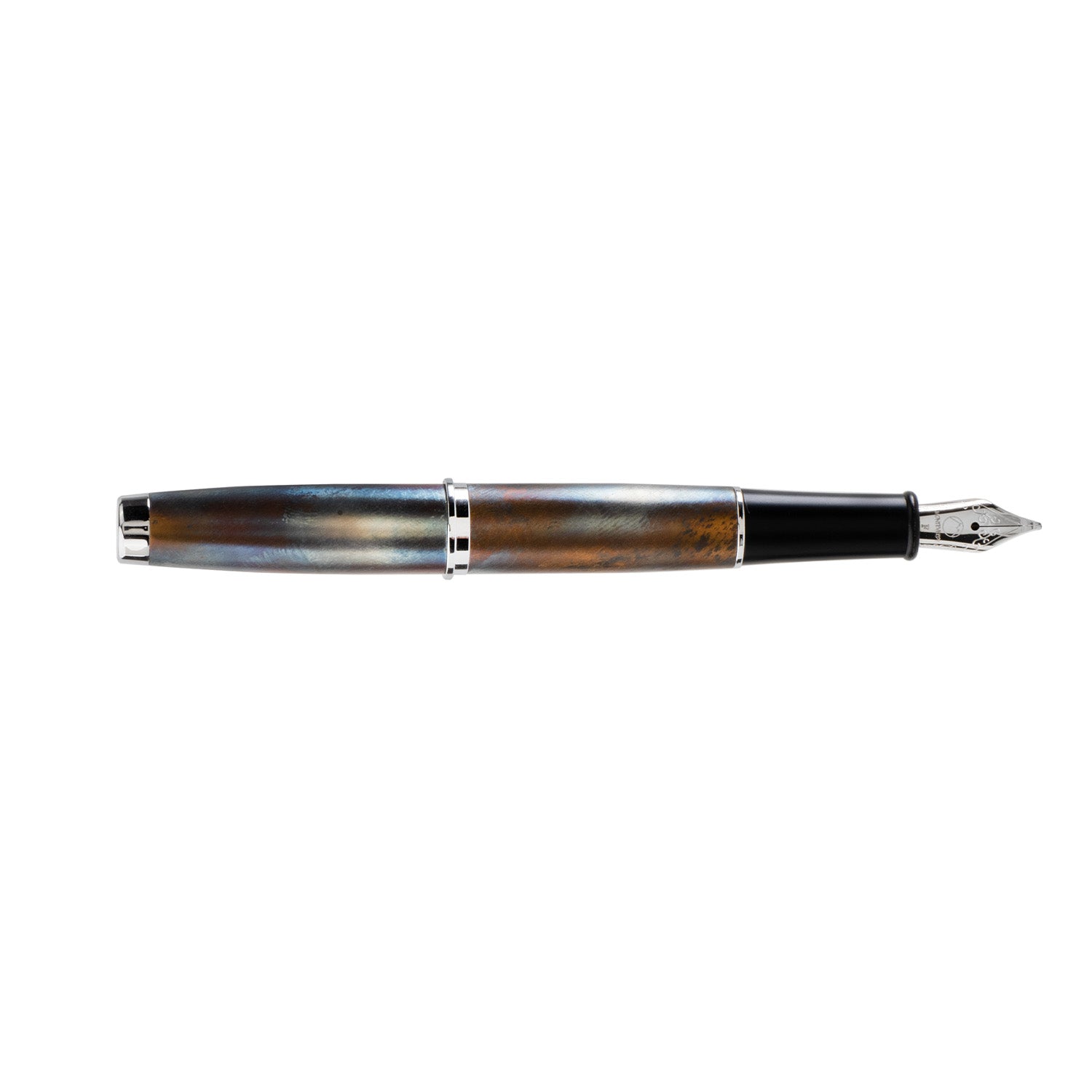 Monteverde Dakota Fountain Pen - Raw Flame CT
