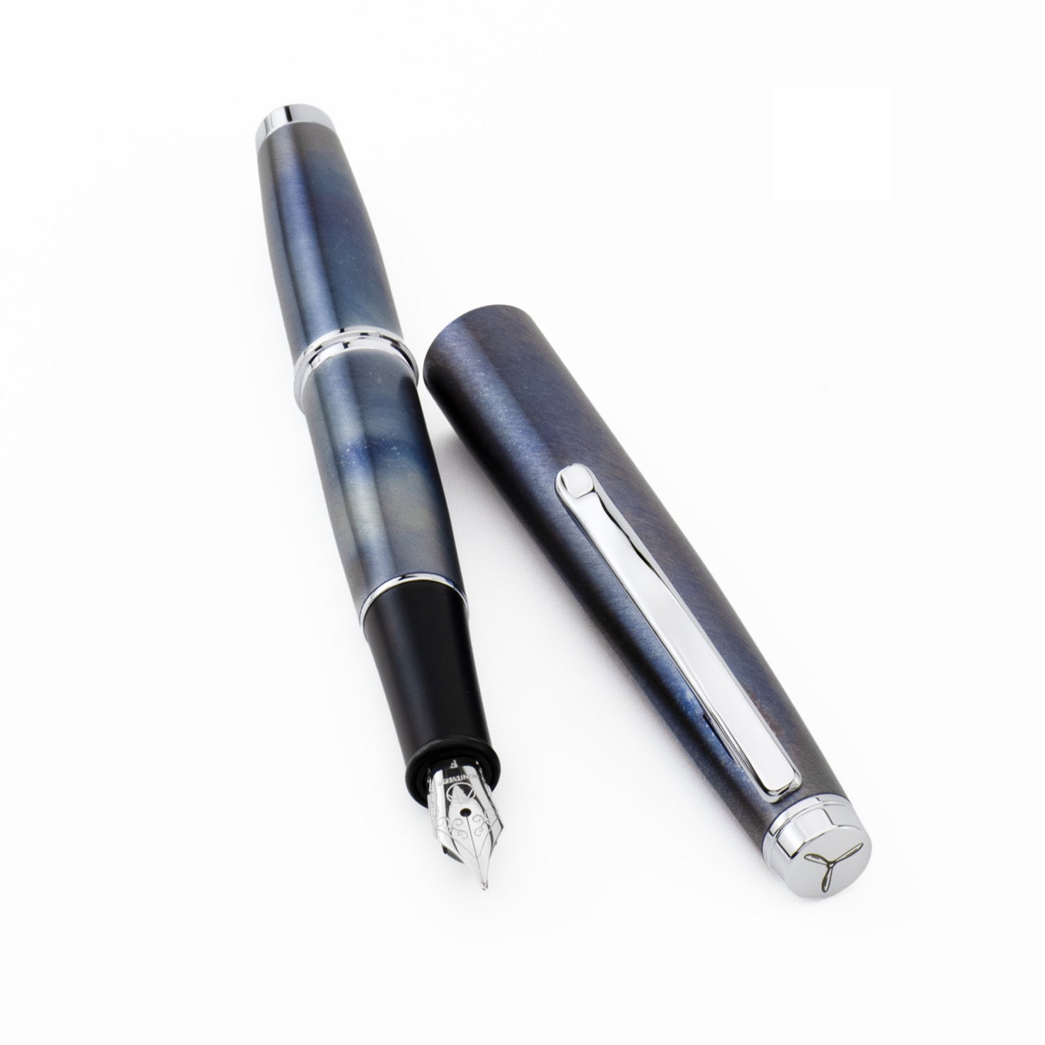 Monteverde Dakota Fountain Pen - Raw Flame CT