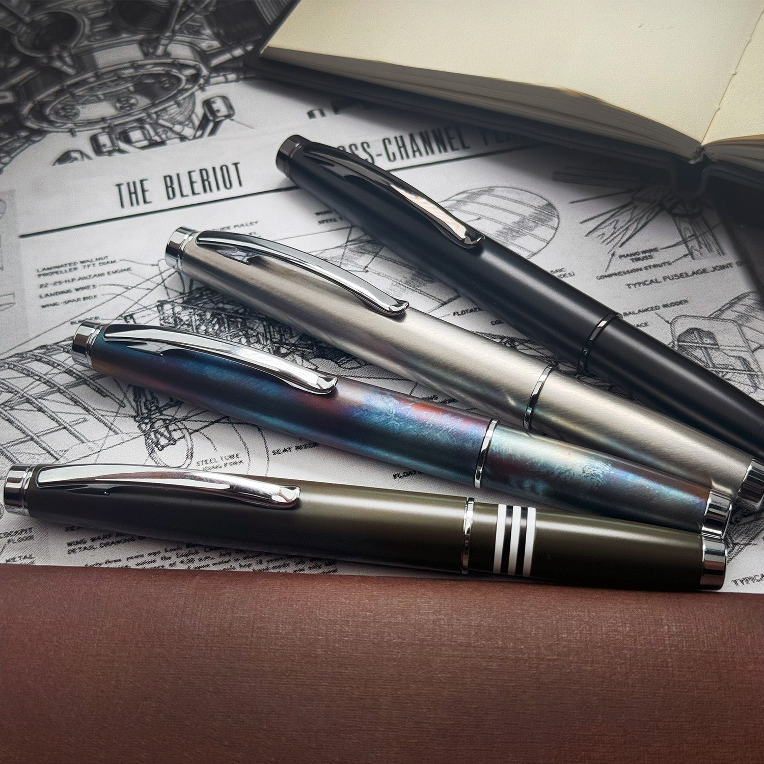 Monteverde Dakota Roller Ball Pen - Raw Flame CT