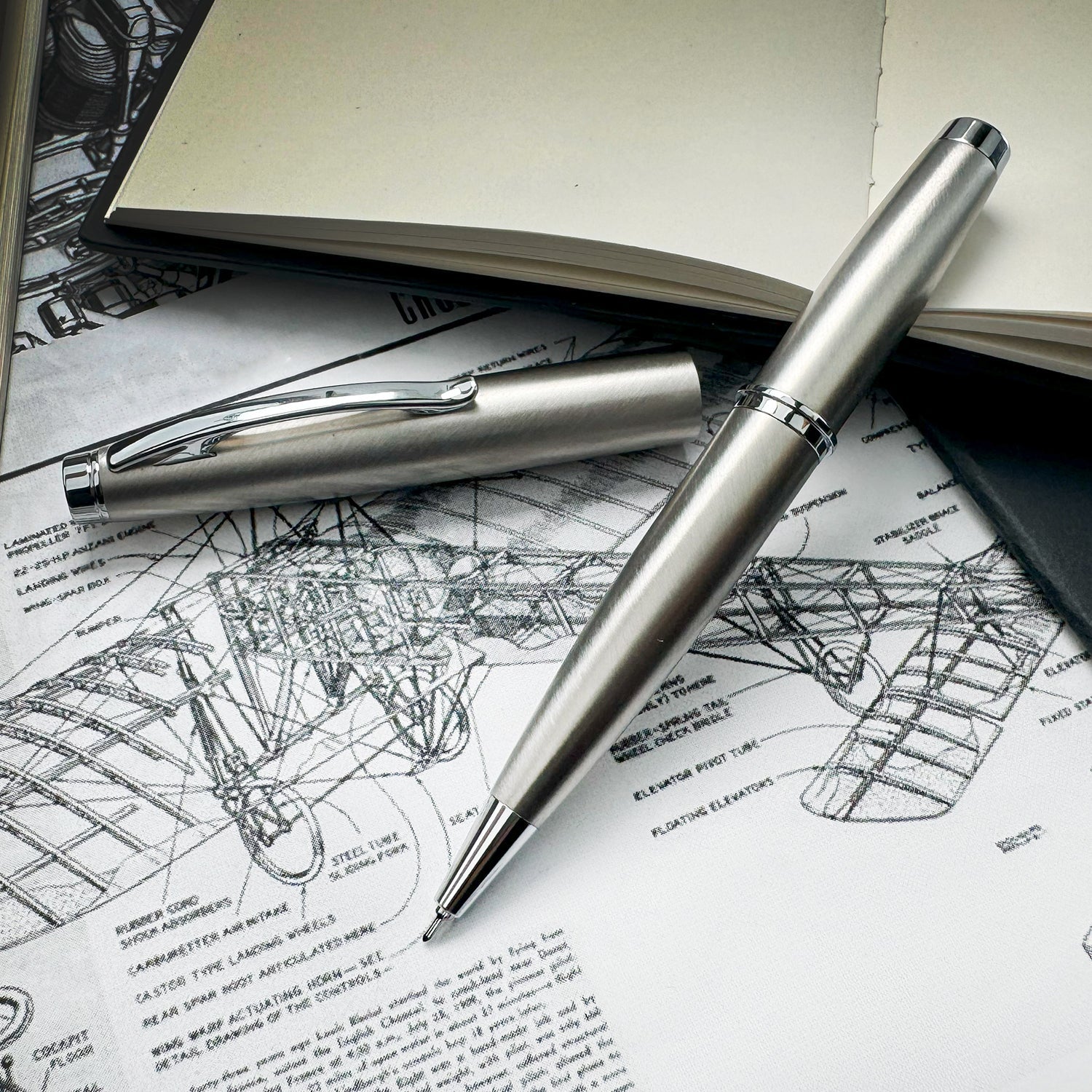 Monteverde Dakota Roller Ball Pen - Stainless Steel CT