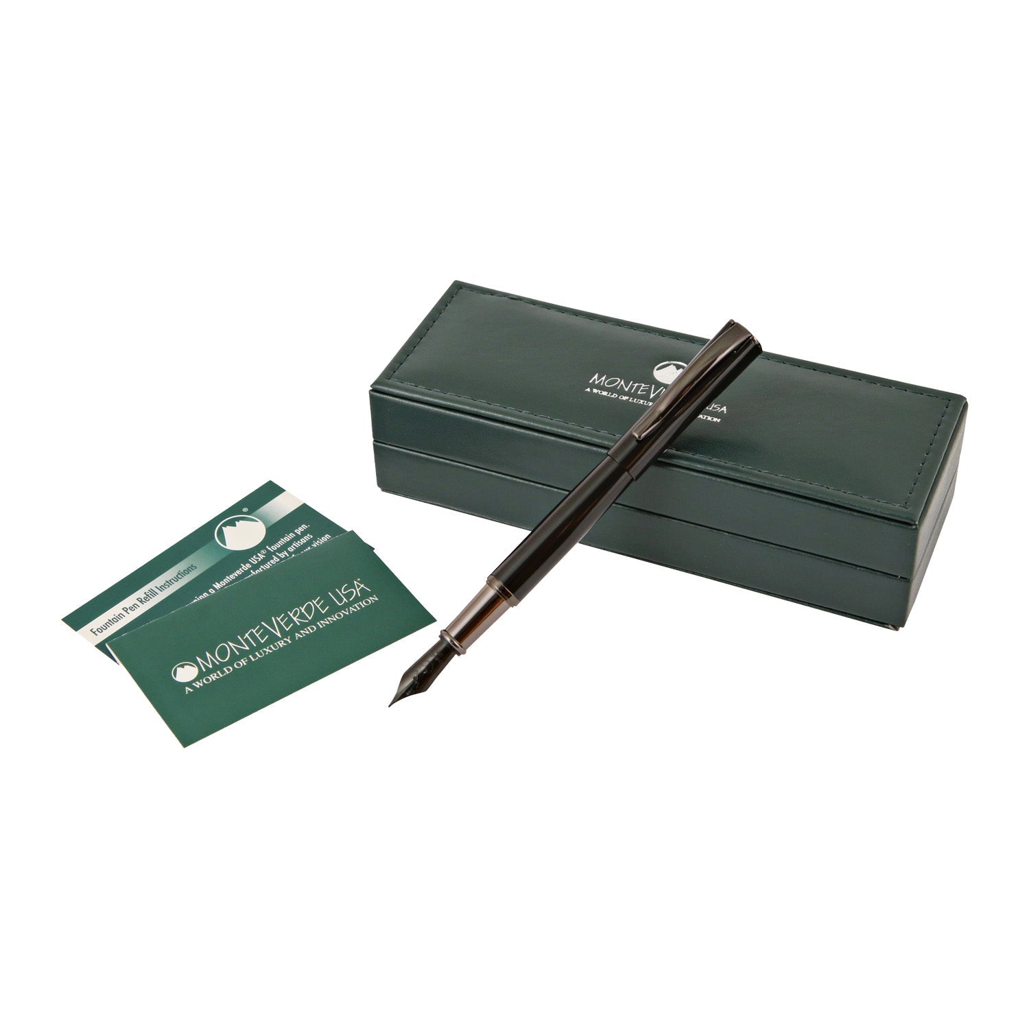 Monteverde Impressa Fountain Pen - Black RT 10