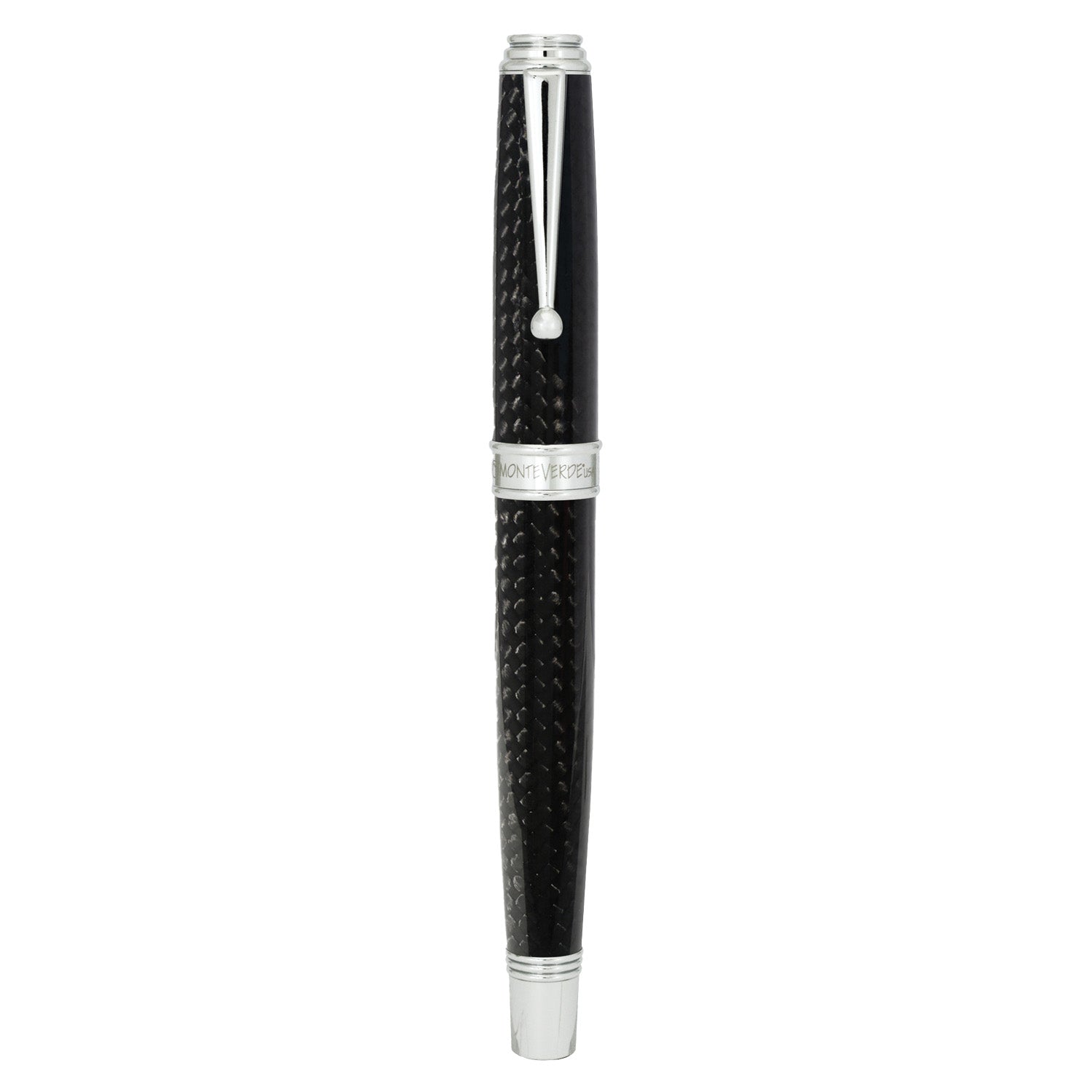 Monteverde Invincia Deluxe Fountain Pen - Black CT 12