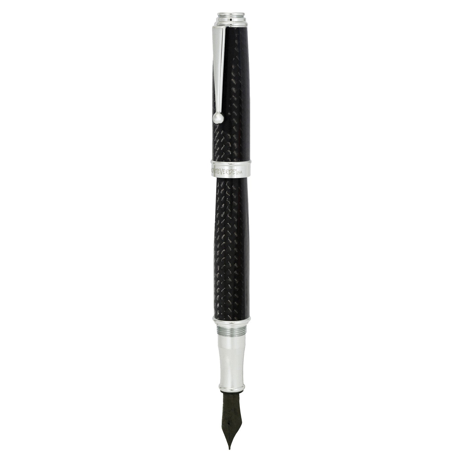 Monteverde Invincia Deluxe Fountain Pen - Black CT 8