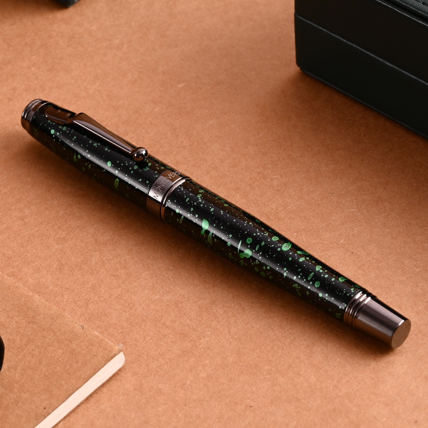 Monteverde Invincia Vega Fountain Pen - Starlight Green 14