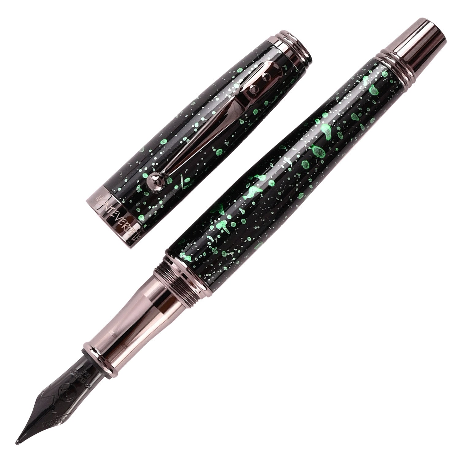 Monteverde Invincia Vega Fountain Pen - Starlight Green 1