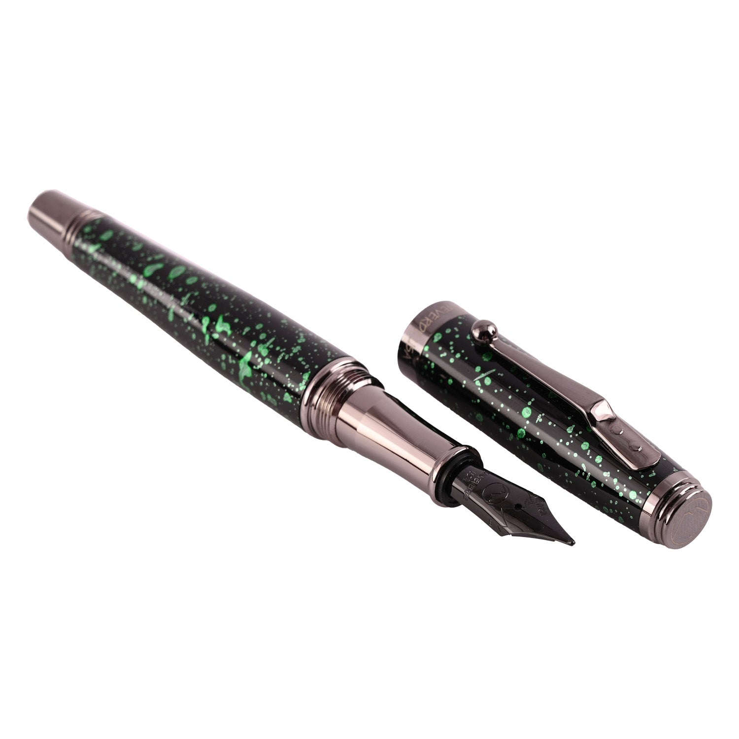Monteverde Invincia Vega Fountain Pen - Starlight Green 2