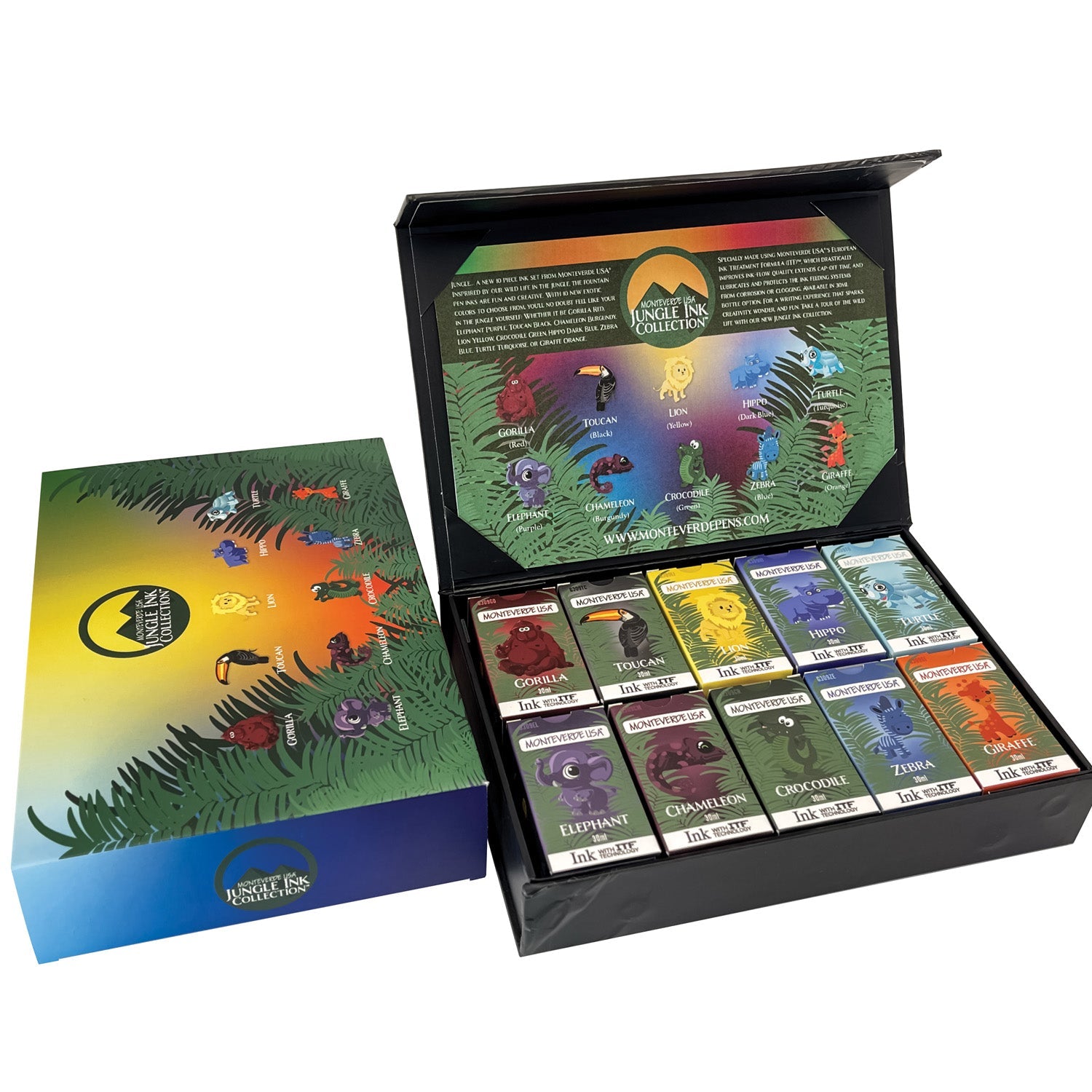 Monteverde Jungle Ink Bottle Gift Set 1