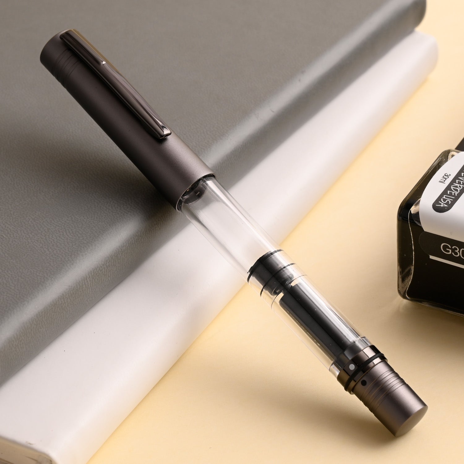 Monteverde MP1 Fountain Pen - Coal Grey PVD 12