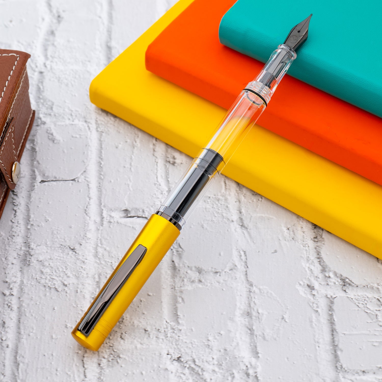 Monteverde MP1 Fountain Pen - Honey Yellow PVD