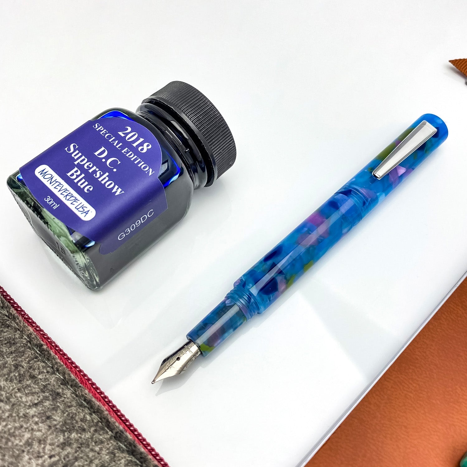Monteverde MVP Fountain Pen - Blue Squares CT 7