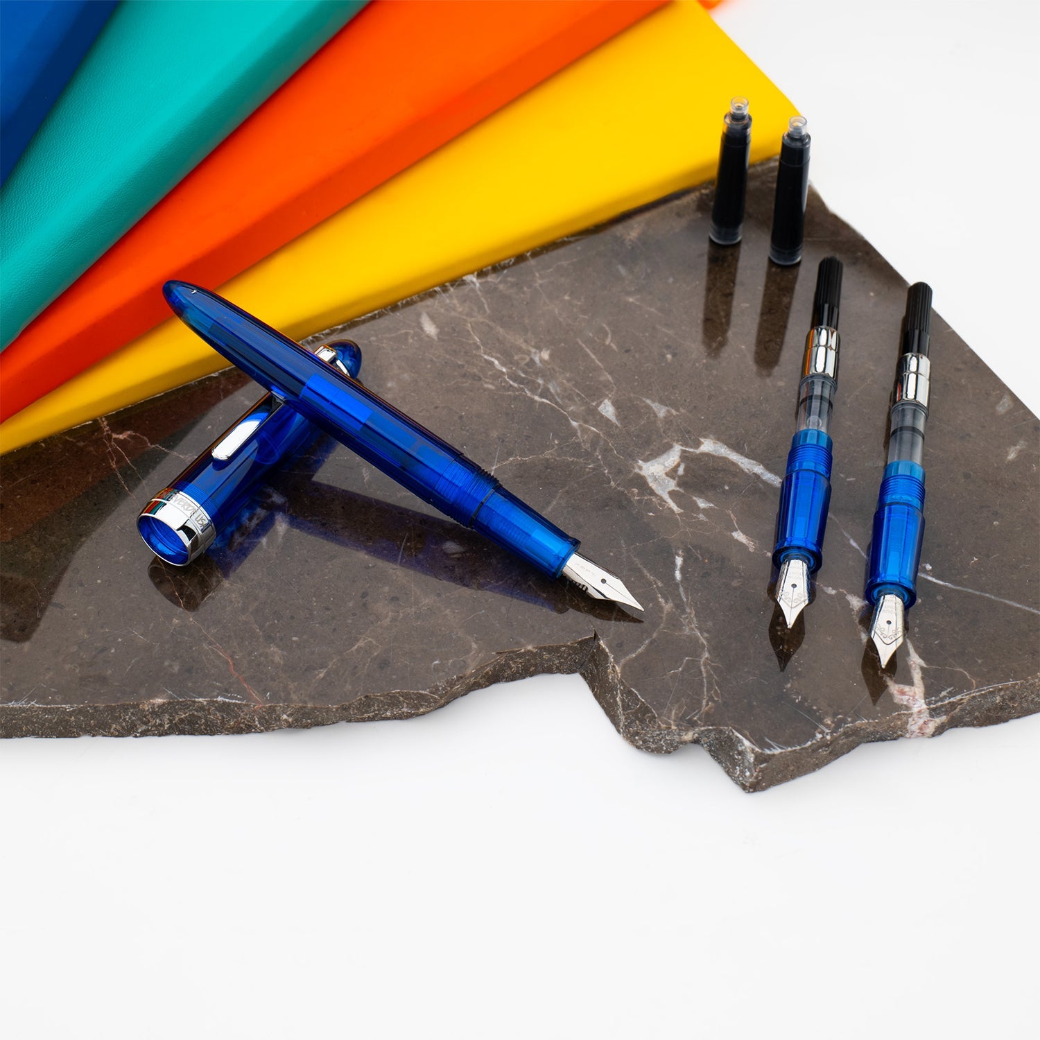 Monteverde Monza 3+ Fountain Pen Gift Set - Blue CT