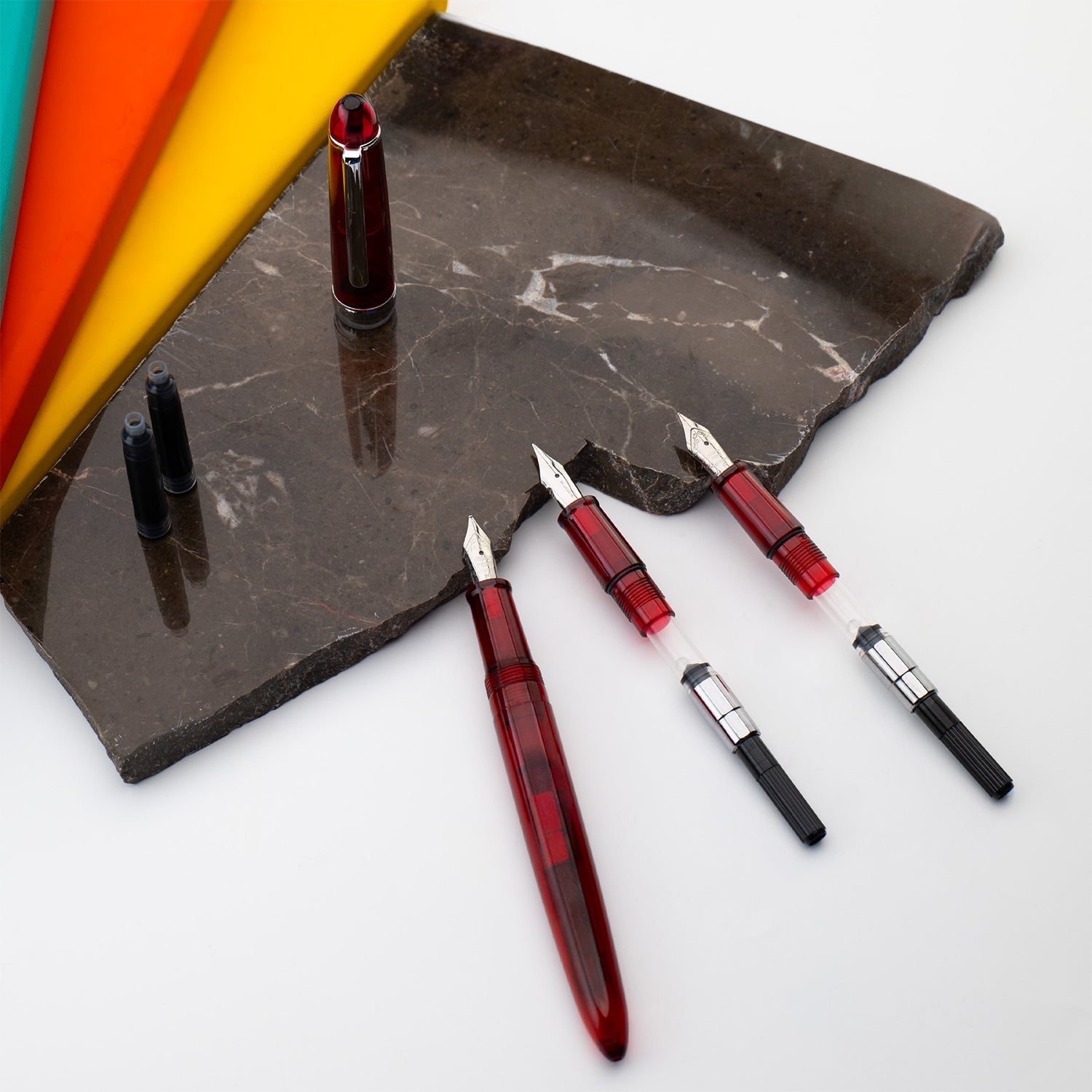 Monteverde Monza 3+ Fountain Pen Gift Set - Red CT