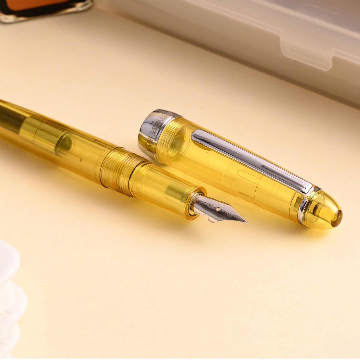 Monteverde Monza ID Fountain Pen - Yellow CT 8