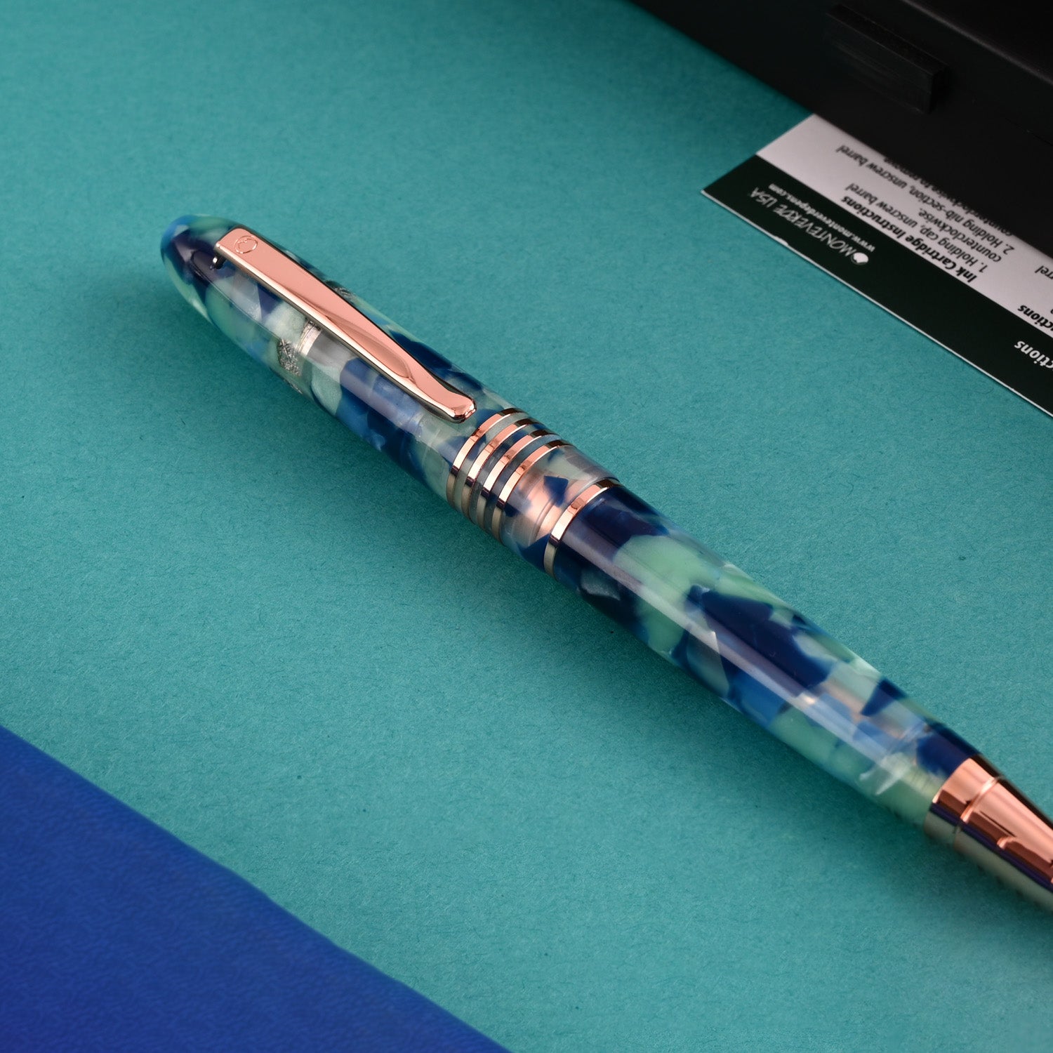 Monteverde Mountains of the World Fountain Pen - Blue RGT 8