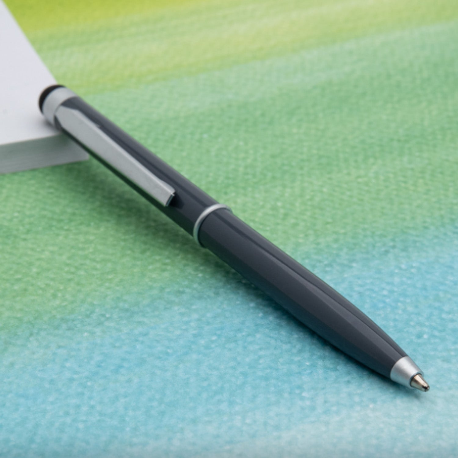Monteverde Poquito Stylus Ball Pen - Cool Grey CT 2