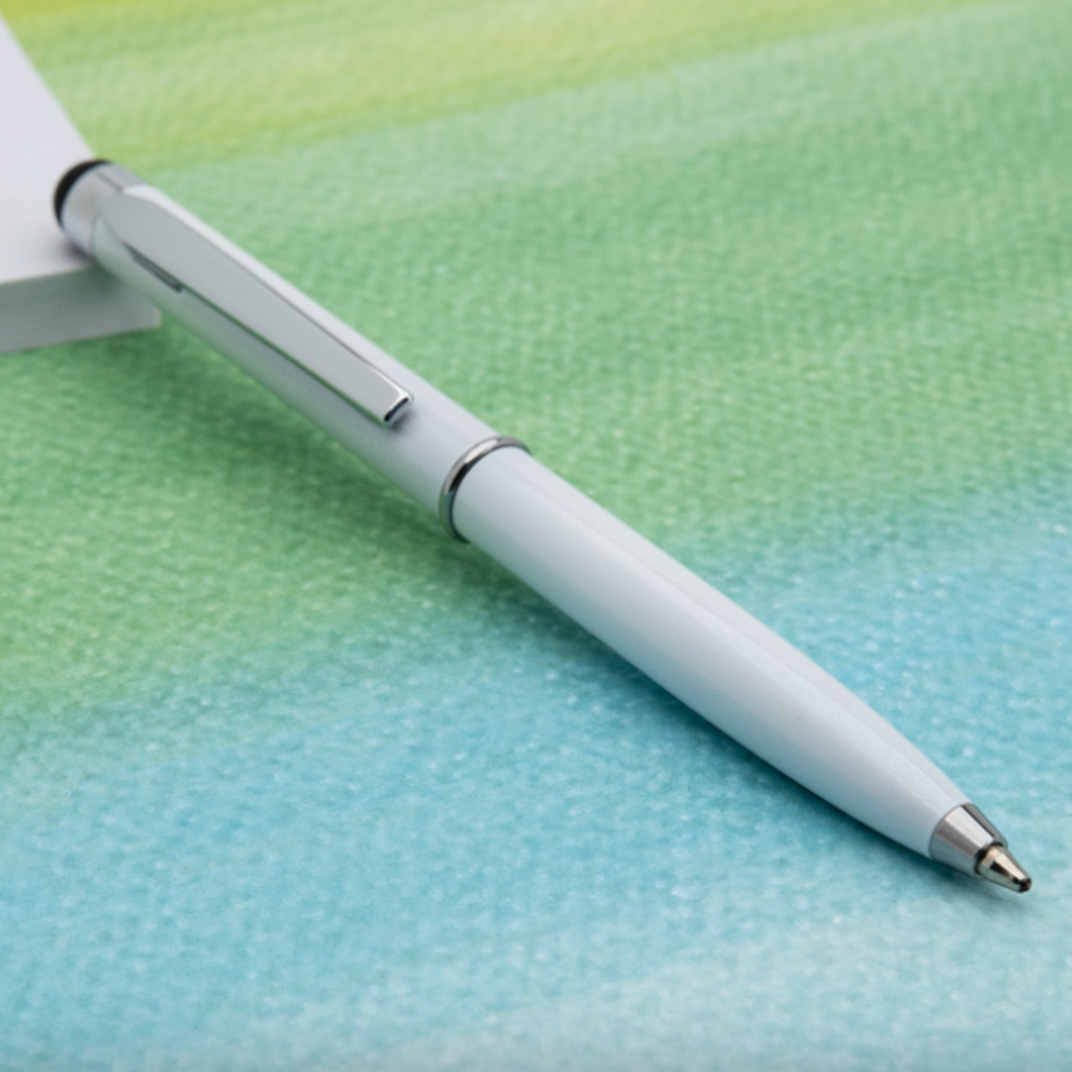 Monteverde Poquito Stylus Ball Pen - Pearl White CT 2