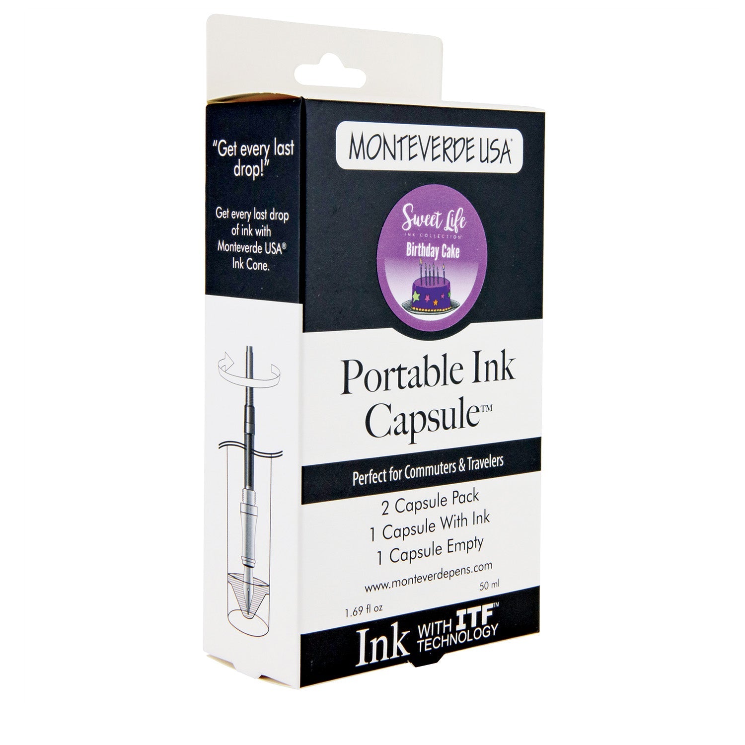 Monteverde Portable 50ml Ink Capsule, Birthday Cake