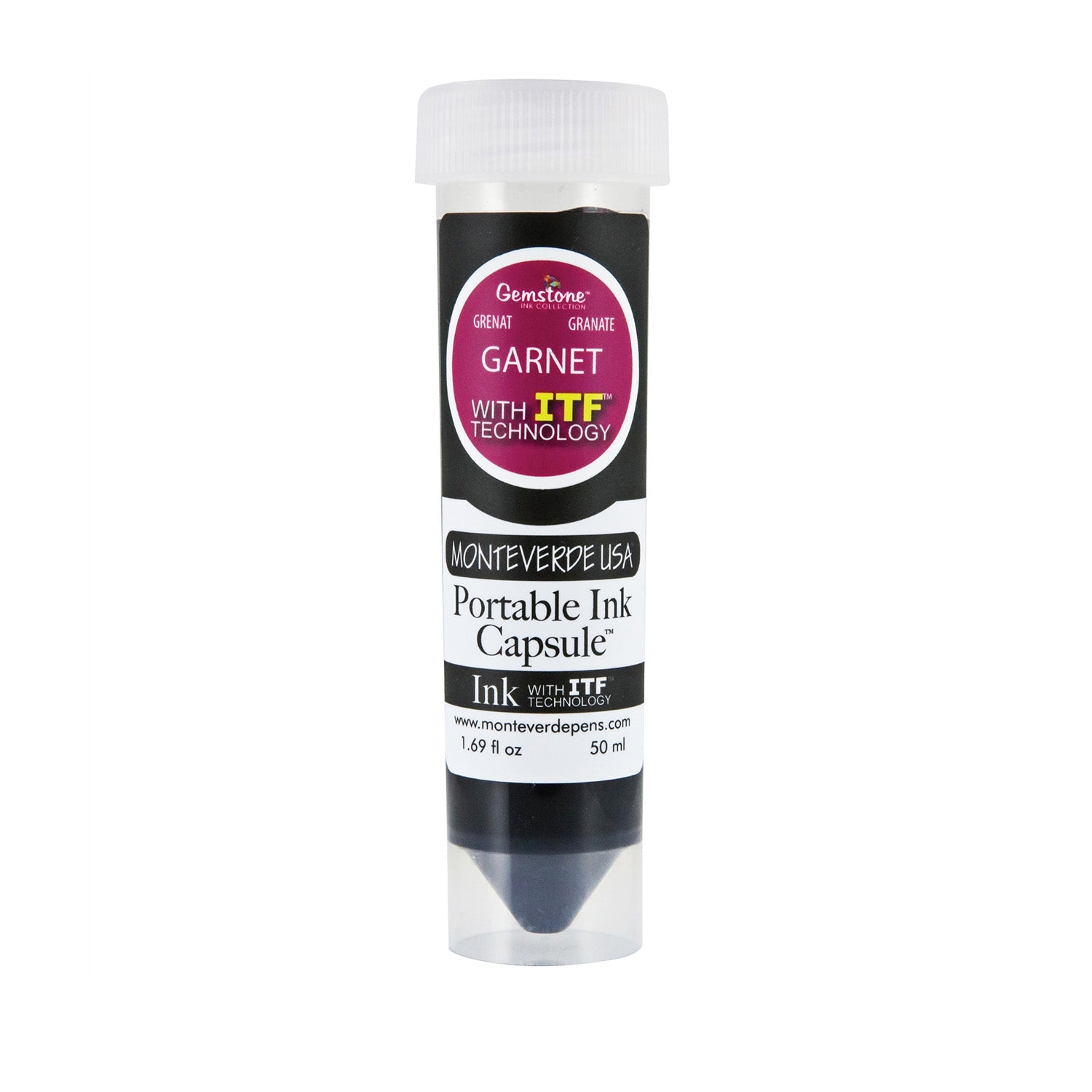 Monteverde Portable 50ml Ink Capsule, Garnet