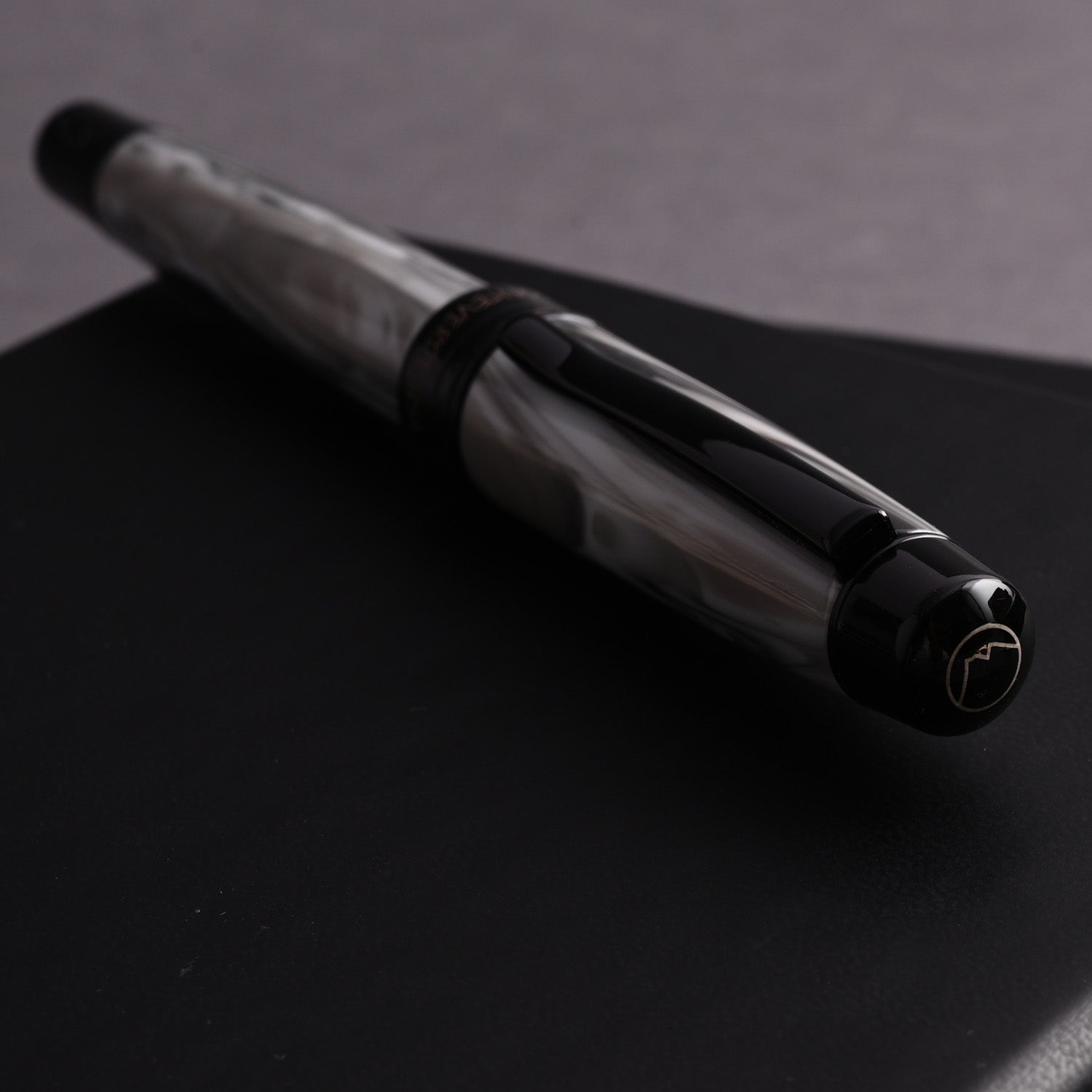 Monteverde Prima Fountain Pen - Grey Swirl BT 11